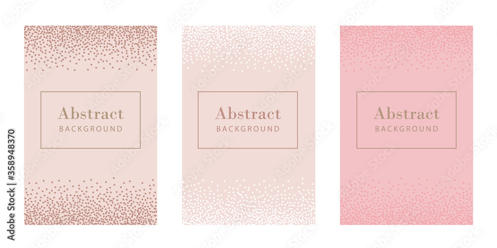 Poster organic pattern set. abstract shapes like corals.