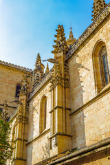 Fototapeta na wymiar It's Part of the Segovia Cathedral, Spain