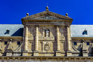 Obraz premium It's Castle of El Escorial, King of Spain Palace, Escorial, Spain