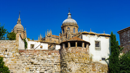 Fototapeta na wymiar It's Old city of Salamanca architecture, UNESCO world heritage