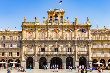 It's Plaza Mayor de Salamanca (Salamanca Major Square), Salamanca, Spain © Anton Ivanov Photo