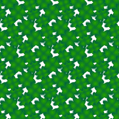 clover leaves  pattern  background vector eps.10
