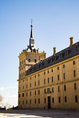 Obraz premium It's Royal Monastery of San Lorenzo de El Escorial, Madrid, Spain