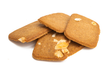 almond cookies isolated