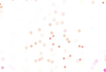 Light Red vector background with xmas snowflakes.