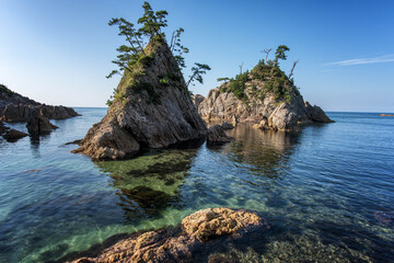 鳥取県岩美郡岩美町・浦富海岸