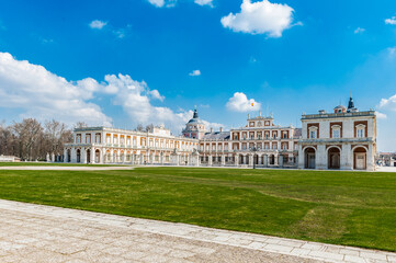 Obraz premium It's Square near the Palacio Real de Aranjuez, Spain