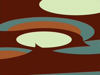 Beautiful of Colorful Art, Abstract Modern Shape. Image for Background or Wallpaper