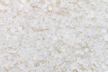 background from white sugar close-up macro