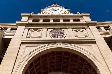 It's Estadi Olimpic Lluis Companys (Barcelona Olympic Stadium) in Barcelona, Spain. Originally built in 1927 for the 1929 International Exposition