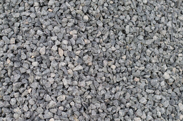 Rubble. Little pebbles. Pieces of granite. Rock.