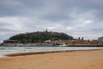 It's Bay de la Concha, San Sebastian, Basque Country, Spain