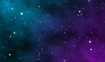 Obraz premium Space scape illustration graphic background