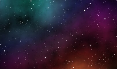 Space scape illustration graphic background