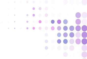 Light Pink, Blue vector template with circles.