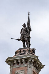 It's Monument to the admiral D. ANtonio de Oquendo, San Sebastian, Basque Country, Spain.