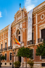 Fototapeta premium It's Architecture of the Historic Centre of Valencia, Spain
