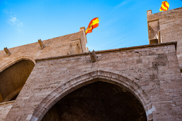 It's Quart towers in Valencia, Spain