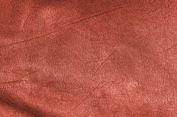 Old genuine leather, folds, scuffs, background