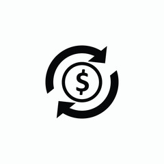 money icon vector logo