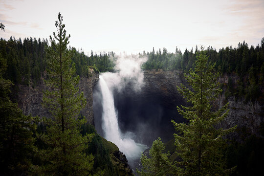 Helmcken Falls Waterfall On The Murtle River