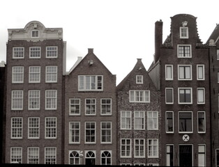 Obraz premium typische Stadthäuser in Holland