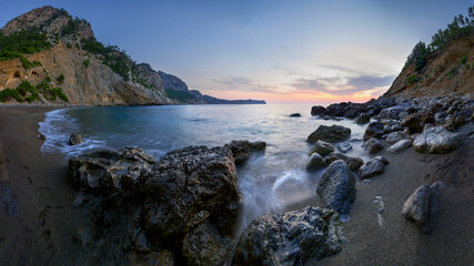 Fototapeta na wymiar Coll Baix beach near Alcudia, Mallorca, Spain