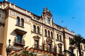 It's Alfonso XIII hotel in Seville, Spain