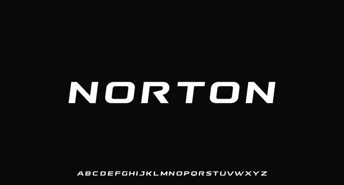 Norton, FUTURISTIC ELEGANT AND BOLD MODERN TYPEFACE