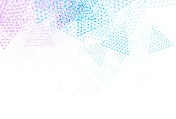 Light Purple, Pink vector backdrop with lines, circles.