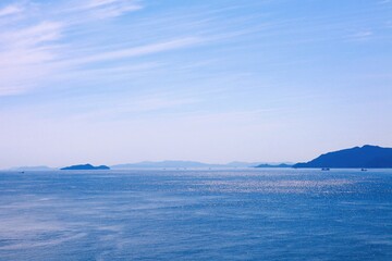 今治市大角海浜公園から見た瀬戸内海