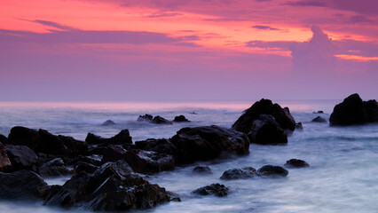 Fototapeta premium Early morning view at the beach