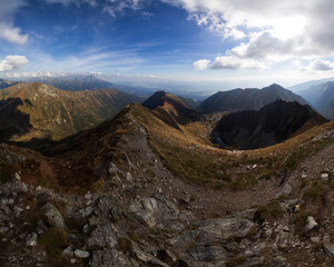 Panorama of Tatra Mountains
