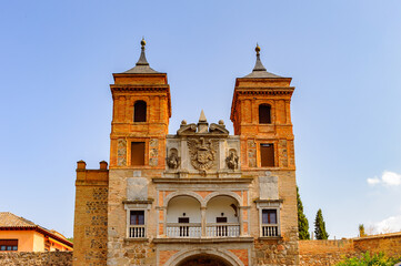 Fototapeta premium Cambron Gate of the Old city of Toledo, Spain, UNESCO World Heritage