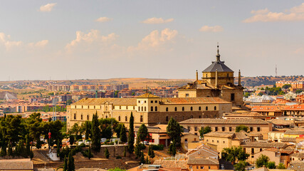 Fototapeta na wymiar Panorama of the city of Toledo, Spain
