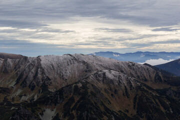 Naklejka na ściany i meble Panorama of Tatra Mountains