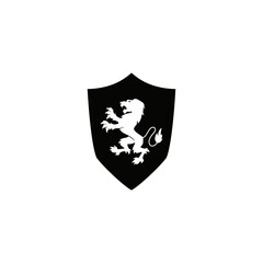 King Lion Label Logo Illustration  Template, Lion Strong Logo Royal Premium Elegant Design