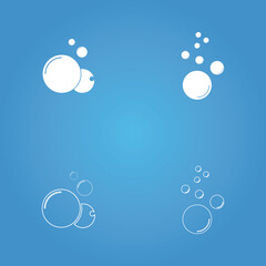 Bubble  icon vector
