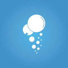 Bubble  icon vector