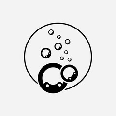 Bubble  icon vector