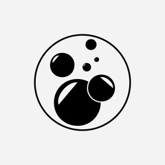 Bubble  icon vector