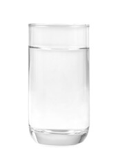 empty glass isolated on white