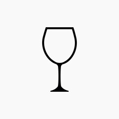 wine icon vector sign  symbol