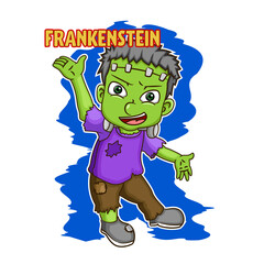 Frankenstein cartoon 