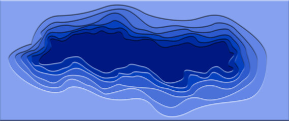 Abstract blue background with waves