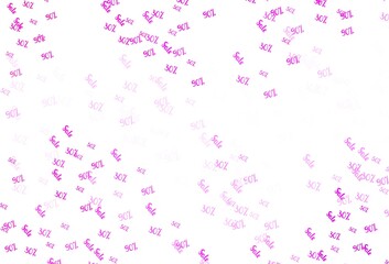 Light Pink vector template with 30, 50, 90% selling.