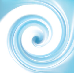 Vector background of blue swirling water texture
