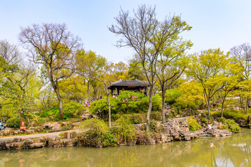 It's Nature of The Humble Administrator's Garden, a Chinese garden in Suzhou, a UNESCO World...