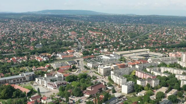 Erd, Hungary aerial view in summer.