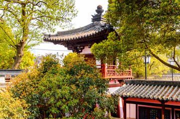 It's Garden of the Bao'en Temple complex in Suzhou, Jiangsu Province, China. One of the Buddha temples in China